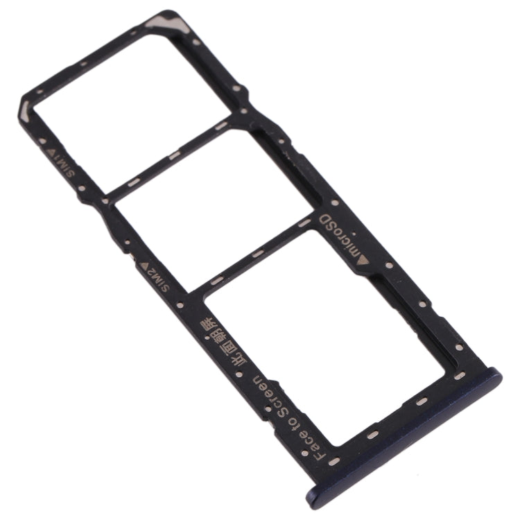 For Realme 2 SIM Card Tray + SIM Card Tray + Micro SD Card Tray (Black) - Card Tray by buy2fix | Online Shopping UK | buy2fix