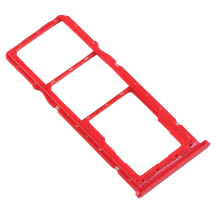 For Realme 2 SIM Card Tray + SIM Card Tray + Micro SD Card Tray (Red) - Card Tray by buy2fix | Online Shopping UK | buy2fix