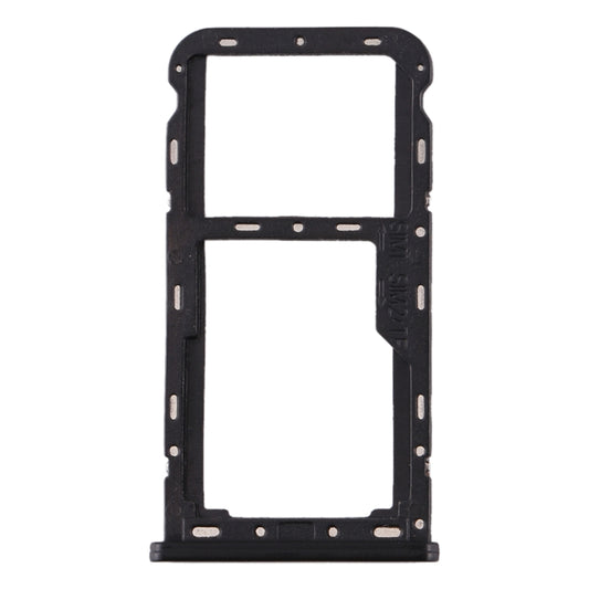 For Meizu M6T SIM Card Tray + SIM / Micro SD Card Tray (Black) by buy2fix