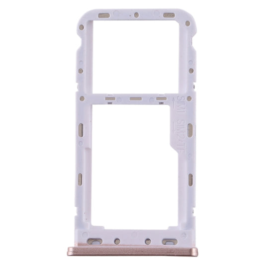 For Meizu M6T SIM Card Tray + SIM / Micro SD Card Tray (Pink) by buy2fix