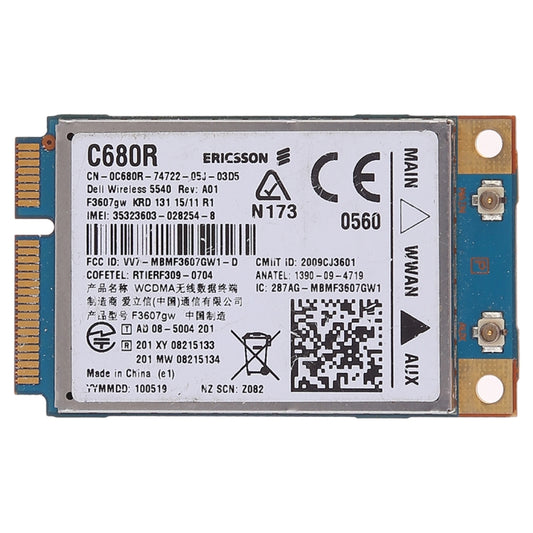 Wireless Network Card for Dell C680R WWAN UMTS Wireless 5540 dw5540 Ericsson F3607GW - Add-on Cards by buy2fix | Online Shopping UK | buy2fix