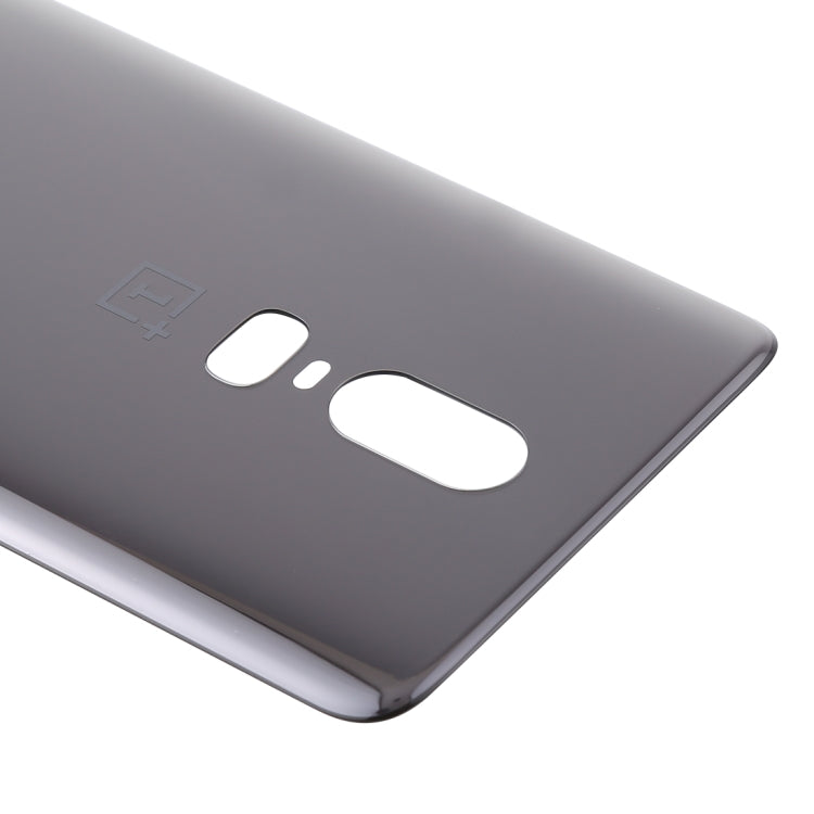 For OnePlus 6 Back Cover (Jet Black) - Back Cover by buy2fix | Online Shopping UK | buy2fix