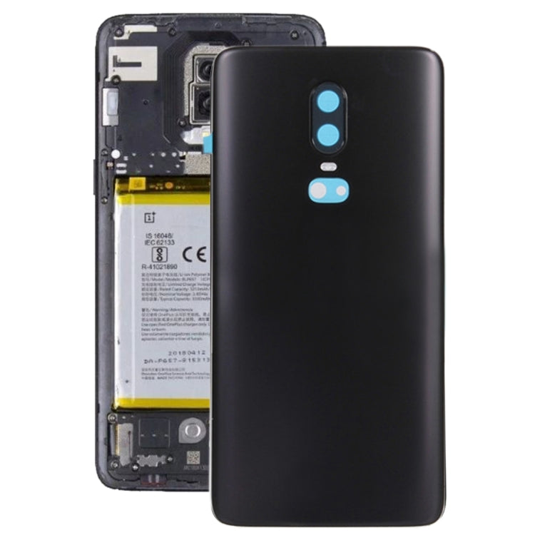 For OnePlus 6 Back Cover (Midnight Black) - Back Cover by buy2fix | Online Shopping UK | buy2fix