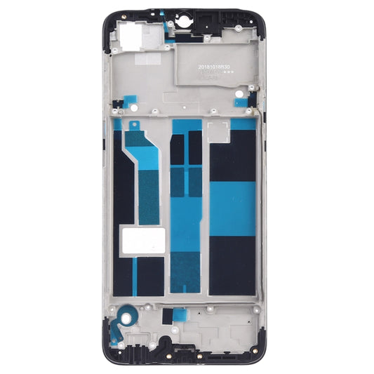 For OPPO F9 / A7X Front Housing LCD Frame Bezel Plate (Black) - Frame Bezel Plate by buy2fix | Online Shopping UK | buy2fix