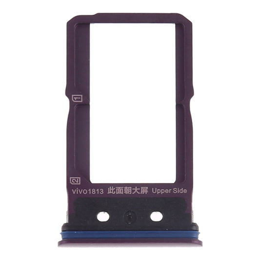 For Vivo NEX Dual Display SIM Card Tray + SIM Card Tray (Purple) - Card Tray by buy2fix | Online Shopping UK | buy2fix
