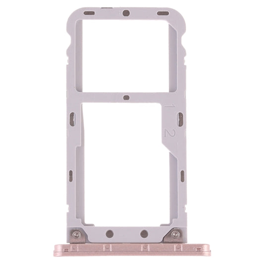 SIM Card Tray + SIM Card Tray / Micro SD Card Tray for Asus Zenfone Live ZB501KL(Gold) - Card Tray by buy2fix | Online Shopping UK | buy2fix