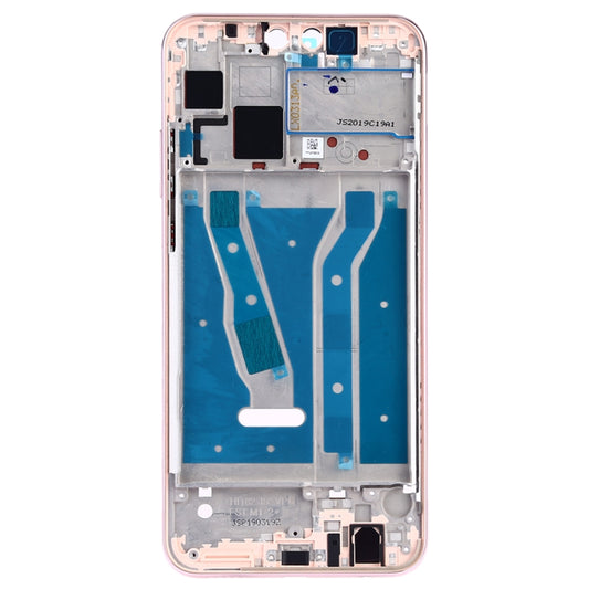 Front Housing LCD Frame Bezel Plate with Side Keys for Huawei Y9 (2019)(Pink) - Full Housing Cover by buy2fix | Online Shopping UK | buy2fix