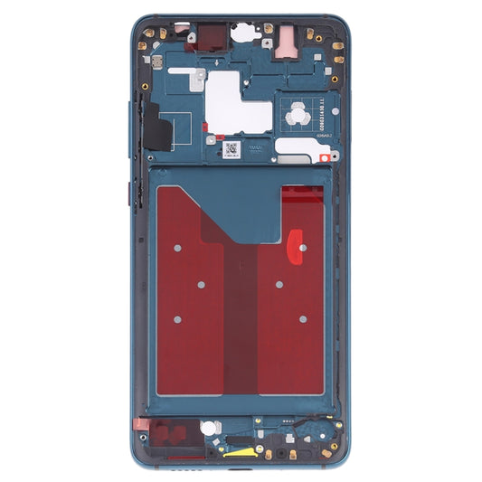 Front Housing LCD Frame Bezel Plate with Side Keys for Huawei Mate 20(Blue) - Full Housing Cover by buy2fix | Online Shopping UK | buy2fix