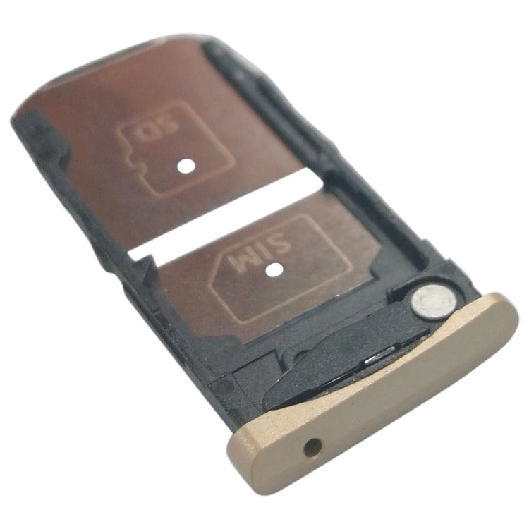 SIM Card Tray + Micro SD Card Tray for Motorola Moto Z Force - Card Socket by buy2fix | Online Shopping UK | buy2fix