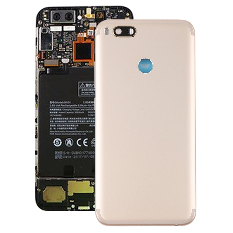Back Cover with Camera Lens for Xiaomi Mi 5X / A1(Gold) - Back Cover by buy2fix | Online Shopping UK | buy2fix