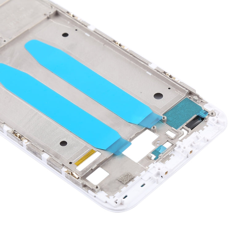 Front Housing LCD Frame Bezel for Xiaomi Mi 5X / A1(White) - Frame Bezel Plate by buy2fix | Online Shopping UK | buy2fix