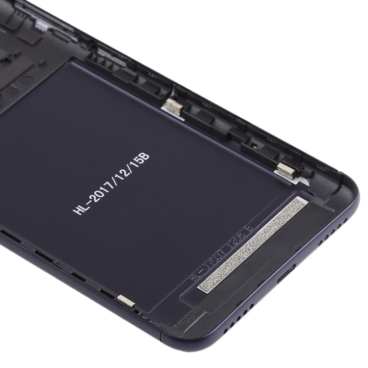 Back Cover with Camera Lens & Side Keys for Asus Zenfone Max Plus (M1) / ZB570TL(Black) - Back Cover by buy2fix | Online Shopping UK | buy2fix