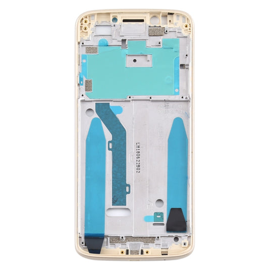 Front Housing LCD Frame Bezel for Motorola Moto G6 Play (Gold) - Frame Bezel Plate by buy2fix | Online Shopping UK | buy2fix