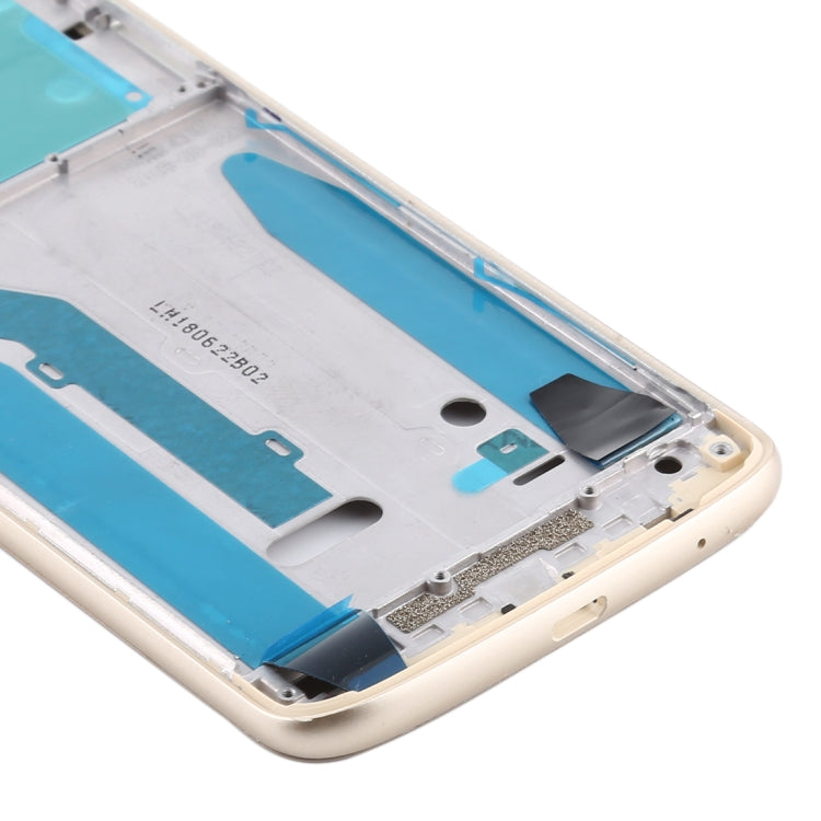 Front Housing LCD Frame Bezel for Motorola Moto G6 Play (Gold) - Frame Bezel Plate by buy2fix | Online Shopping UK | buy2fix