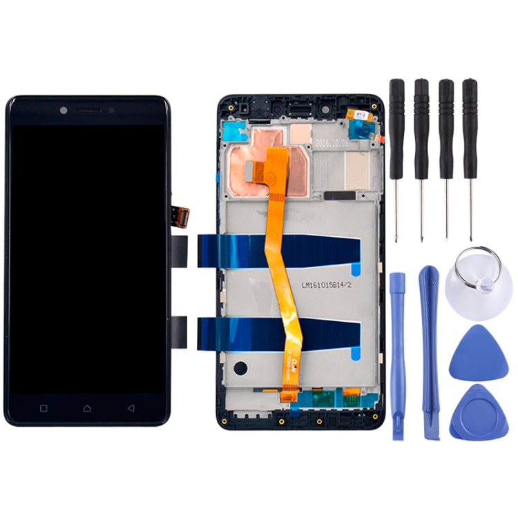 OEM LCD Screen for 5.5 inch Lenovo K6 Note K53a48 Digitizer Full Assembly with Frame (Black) - LCD Screen by buy2fix | Online Shopping UK | buy2fix