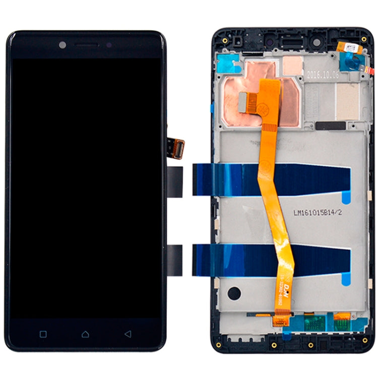 OEM LCD Screen for 5.5 inch Lenovo K6 Note K53a48 Digitizer Full Assembly with Frame (Black) - LCD Screen by buy2fix | Online Shopping UK | buy2fix