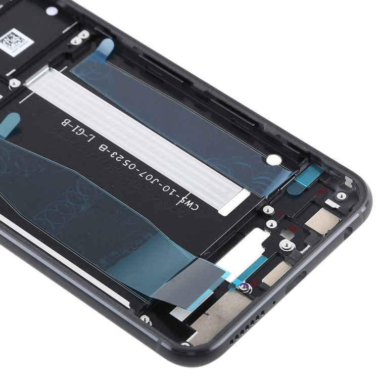Front Housing LCD Frame Bezel for Asus Zenfone 5 ZE620KL(Black) - Frame Bezel Plate by buy2fix | Online Shopping UK | buy2fix