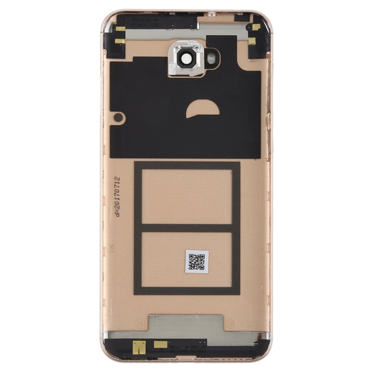 Back Cover with Side Keys & Camera Lens for Asus ZenFone 4 Selfie ZD553KL(Gold) - Back Cover by buy2fix | Online Shopping UK | buy2fix