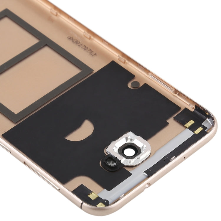 Back Cover with Side Keys & Camera Lens for Asus ZenFone 4 Selfie ZD553KL(Gold) - Back Cover by buy2fix | Online Shopping UK | buy2fix