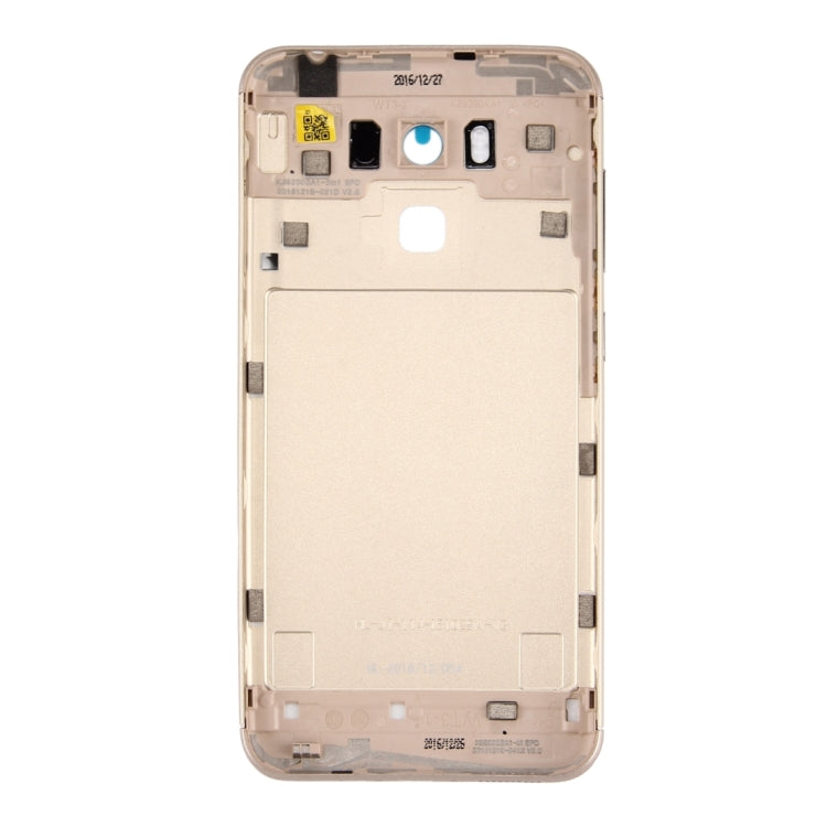 Aluminum Alloy Back Battery Cover for Asus ZenFone 3 Max / ZC553KL (Gold) - Back Cover by buy2fix | Online Shopping UK | buy2fix