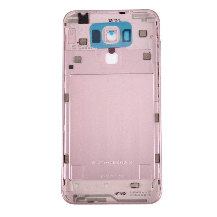 Aluminum Alloy Back Battery Cover for Asus ZenFone 3 Max / ZC553KL (Rose Gold) - Back Cover by buy2fix | Online Shopping UK | buy2fix