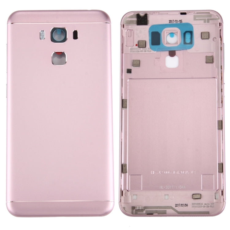 Aluminum Alloy Back Battery Cover for Asus ZenFone 3 Max / ZC553KL (Rose Gold) - Back Cover by buy2fix | Online Shopping UK | buy2fix