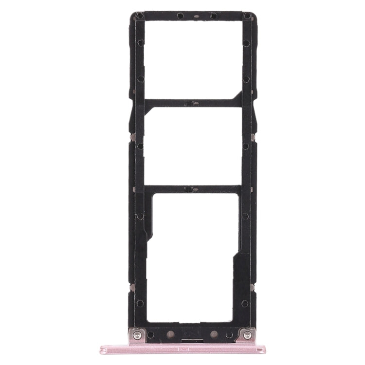 2 SIM Card Tray + Micro SD Card Tray for Asus ZenFone 4 Max ZC520KL(Rose Gold) - Card Tray by buy2fix | Online Shopping UK | buy2fix
