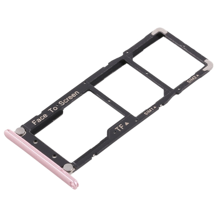 2 SIM Card Tray + Micro SD Card Tray for Asus ZenFone 4 Max ZC520KL(Rose Gold) - Card Tray by buy2fix | Online Shopping UK | buy2fix