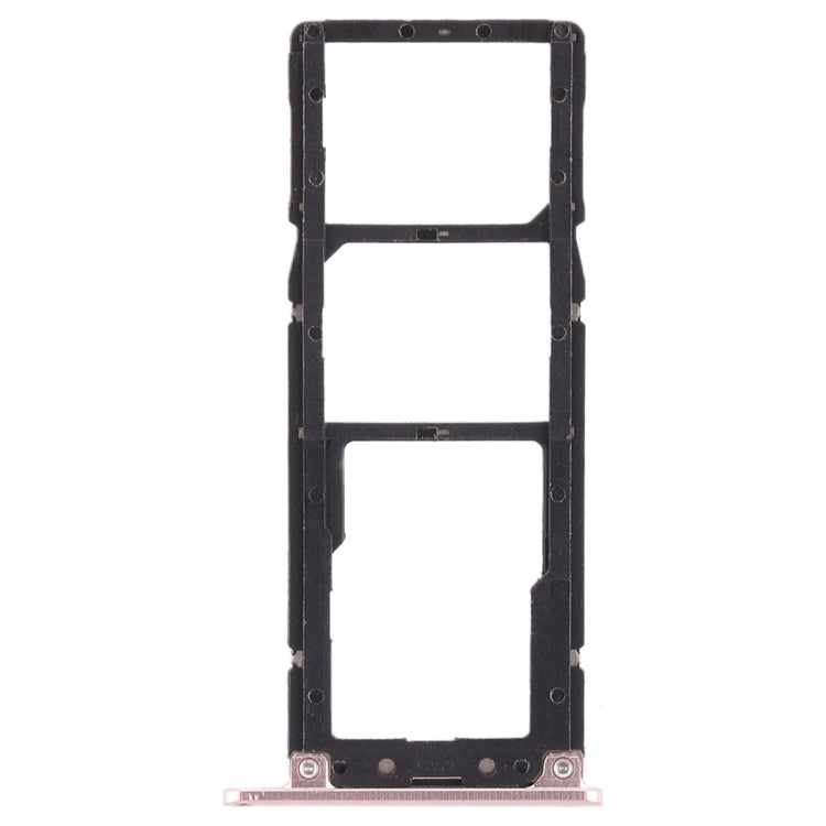 2 SIM Card Tray + Micro SD Card Tray for Asus Zenfone 4 Max ZC554KL(Rose Gold) - Card Tray by buy2fix | Online Shopping UK | buy2fix