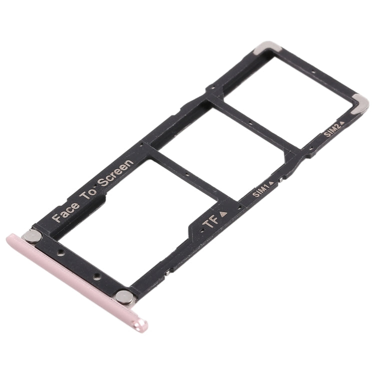 2 SIM Card Tray + Micro SD Card Tray for Asus Zenfone 4 Max ZC554KL(Rose Gold) - Card Tray by buy2fix | Online Shopping UK | buy2fix