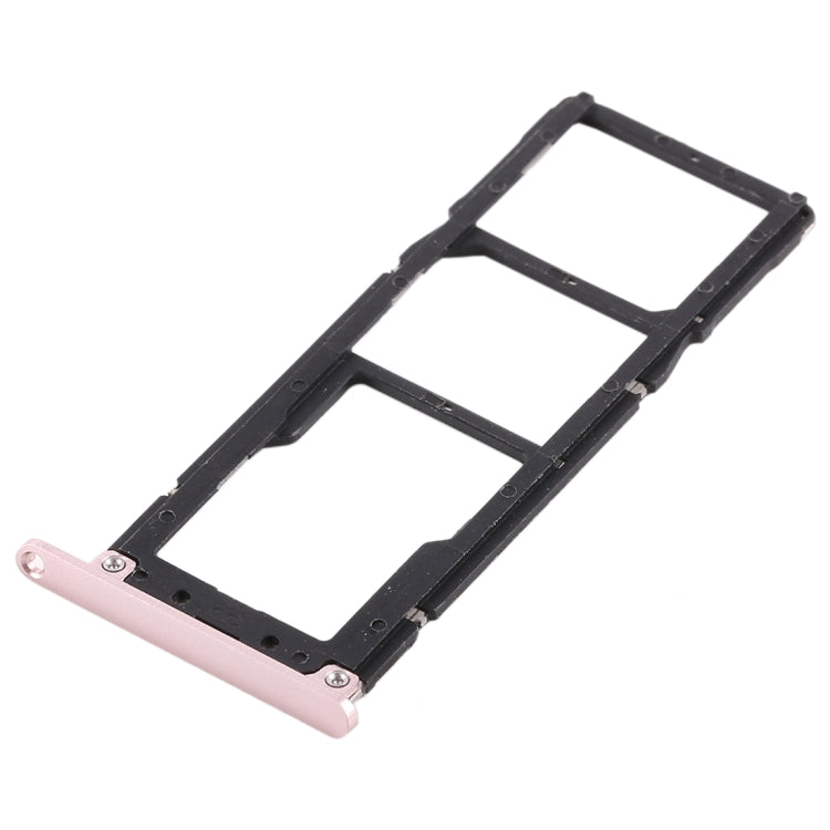2 SIM Card Tray + Micro SD Card Tray for Asus Zenfone 4 Max ZC554KL(Rose Gold) - Card Tray by buy2fix | Online Shopping UK | buy2fix