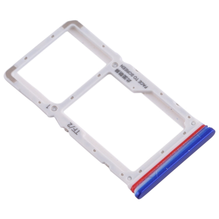 SIM Card Tray + SIM / Micro SD Card Tray for Xiaomi Redmi K30 4G(Blue) - Card Tray by buy2fix | Online Shopping UK | buy2fix