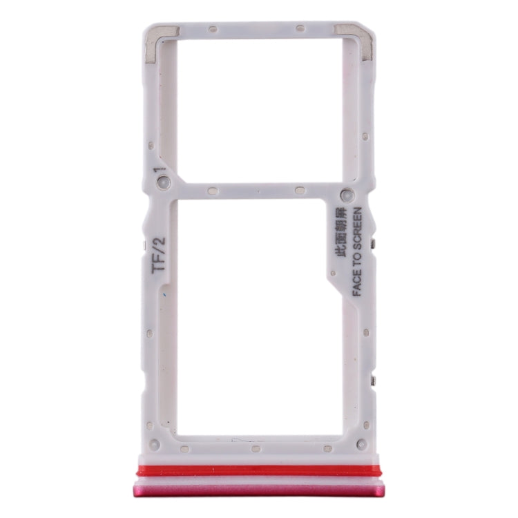 SIM Card Tray + SIM / Micro SD Card Tray for Xiaomi Redmi K30 4G(Red) - Card Tray by buy2fix | Online Shopping UK | buy2fix