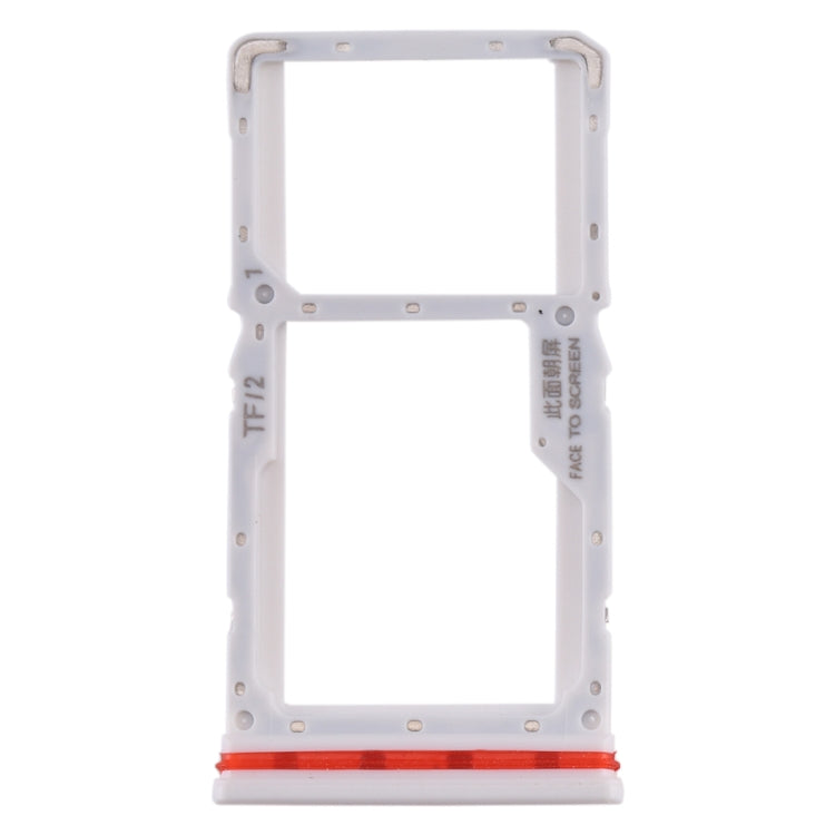 SIM Card Tray + SIM / Micro SD Card Tray for Xiaomi Redmi K30 4G(White) - Card Tray by buy2fix | Online Shopping UK | buy2fix