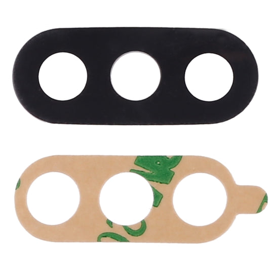 10 PCS Back Camera Lens & Adhesive for Xiaomi Mi 6X / A2(Black) - Camera by buy2fix | Online Shopping UK | buy2fix