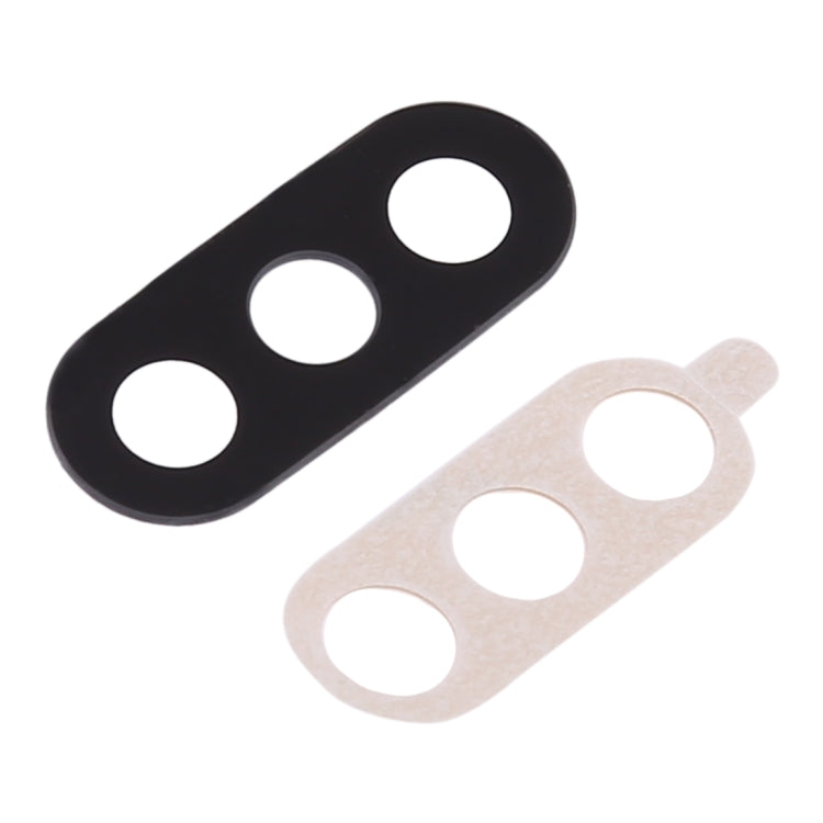 10 PCS Back Camera Lens & Adhesive for Xiaomi Mi 6X / A2(Black) - Camera by buy2fix | Online Shopping UK | buy2fix