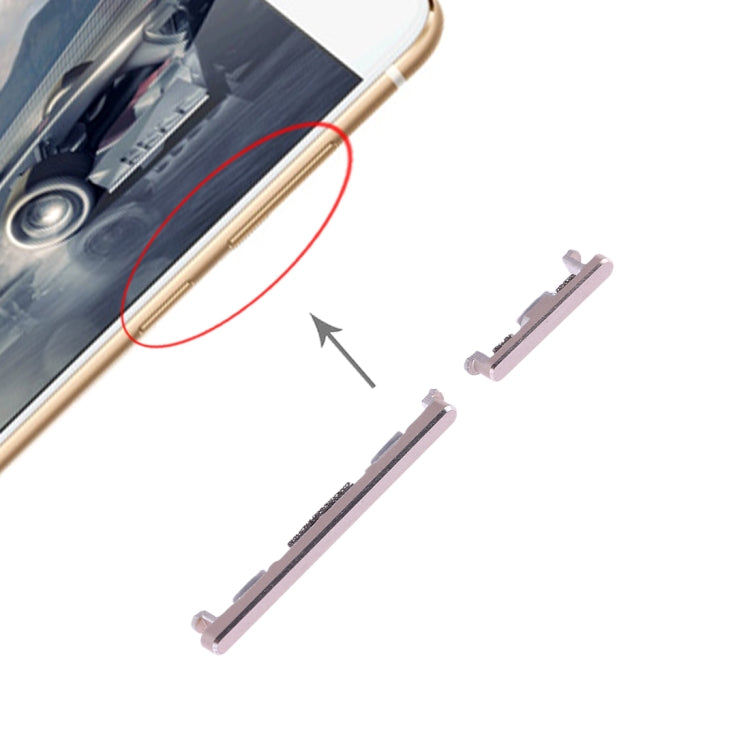 For Vivo X7 Plus Side Keys (Gold) - Home key & Side Key by buy2fix | Online Shopping UK | buy2fix