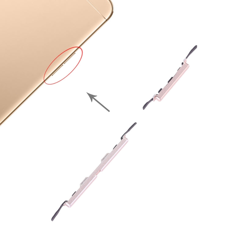 For OPPO A59 Side Keys(Gold) - Home key & Side Key by buy2fix | Online Shopping UK | buy2fix