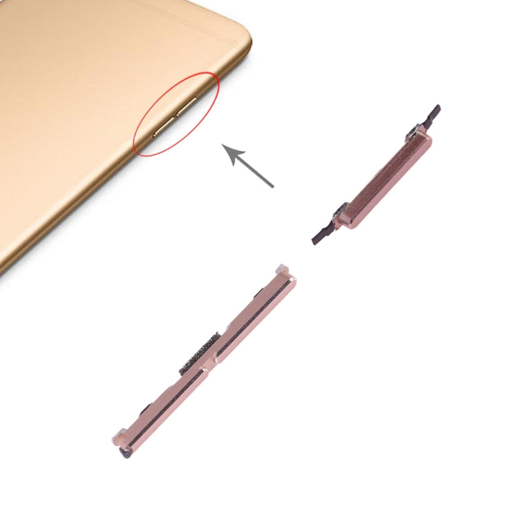 For OPPO R9 Side Keys(Gold) by buy2fix