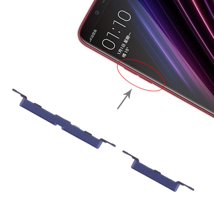 For OPPO A1 Side Keys(Blue) by buy2fix