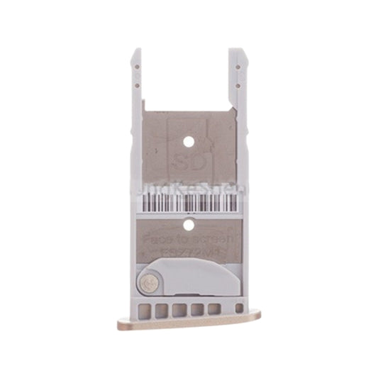 SIM Card Tray + Micro SD Card Tray for Motorola Moto G5 Plus (Gold) - Card Socket by buy2fix | Online Shopping UK | buy2fix