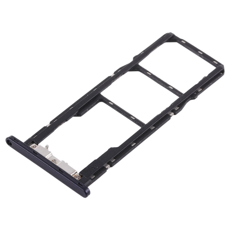 SIM Card Tray + SIM Card Tray + Micro SD Card Tray for Asus Zenfone Max Pro (M1) ZB601KL ZB602KL(Black) - Card Tray by buy2fix | Online Shopping UK | buy2fix