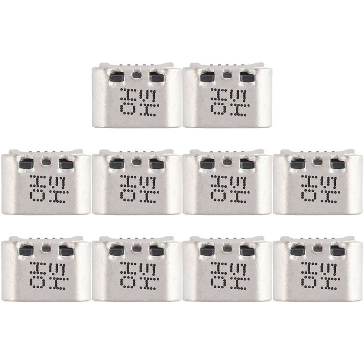 For OPPO A53 10pcs Charging Port Connector - Single Tail Connector by buy2fix | Online Shopping UK | buy2fix