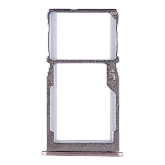 For Meizu 15 SIM Card Tray + SIM Card Tray / Micro SD Card Tray (Gold) - For Meizu by buy2fix | Online Shopping UK | buy2fix