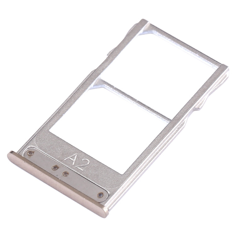 For Meizu 15 Plus SIM Card Tray + SIM Card Tray (Gold) - For Meizu by buy2fix | Online Shopping UK | buy2fix