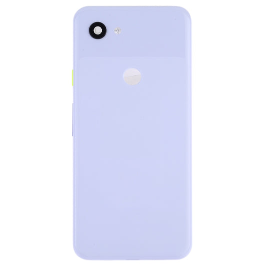 Battery Back Cover with Camera Lens & Side Keys for Google Pixel 3a(Light Purple) by buy2fix
