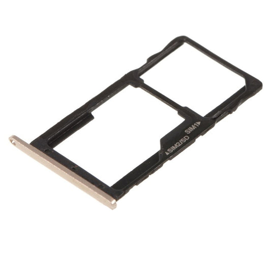 SIM Card Tray + SIM Card Tray / Micro SD Card Tray for Motorola Moto G5S(Gold) - Card Socket by buy2fix | Online Shopping UK | buy2fix