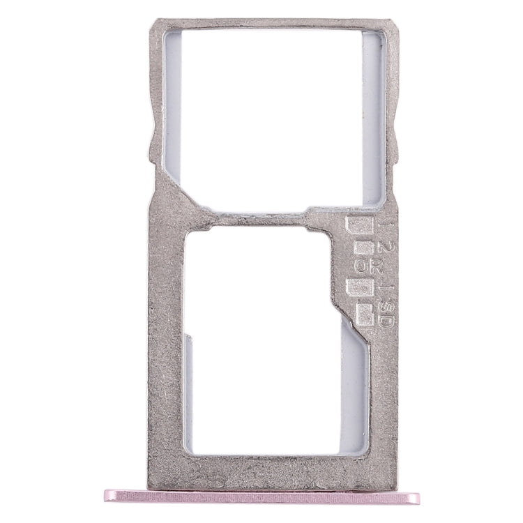 SIM Card Tray + Micro SD Card Tray for Asus Zenfone 3 Max ZC553KL(Pink) - Card Tray by buy2fix | Online Shopping UK | buy2fix