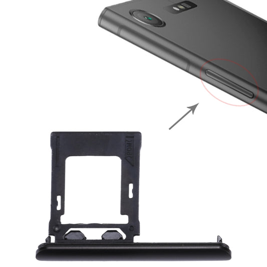 SIM / Micro SD Card Tray, Double Tray for Sony Xperia XZ1(Black) by buy2fix