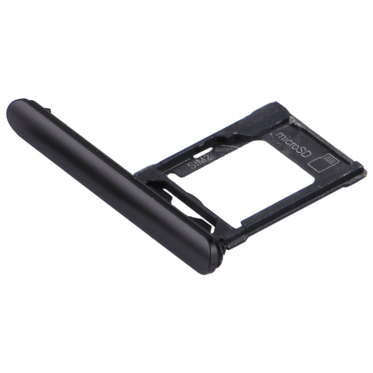 SIM / Micro SD Card Tray, Double Tray for Sony Xperia XZ1(Black) by buy2fix